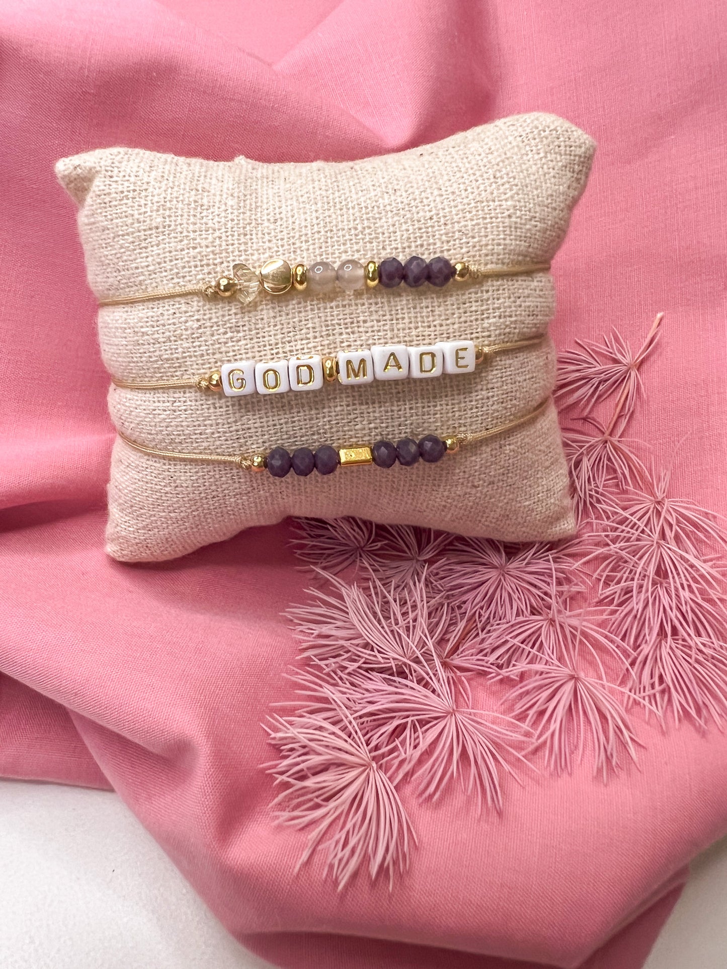 God Made Adjustable Bracelet Set