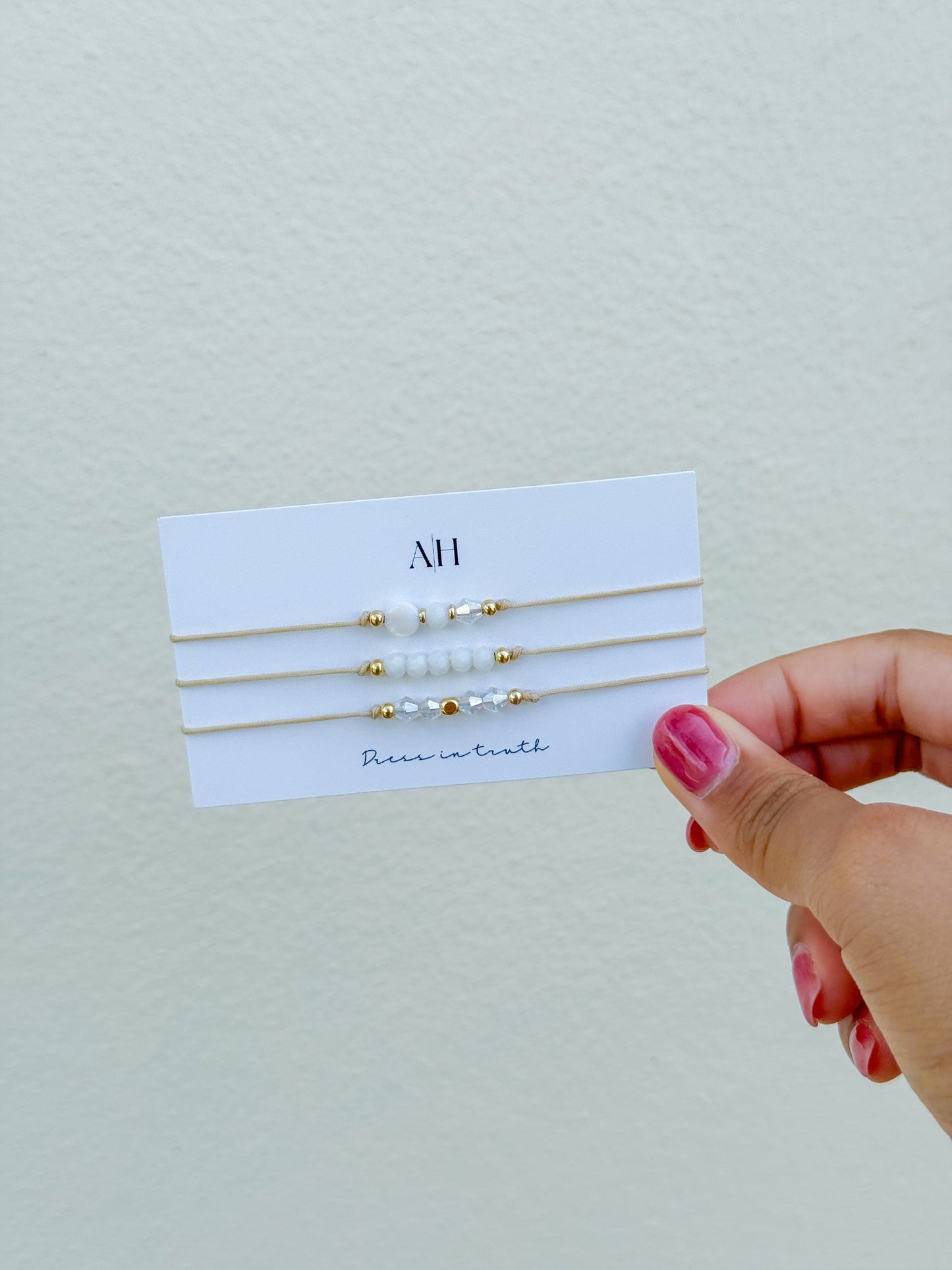As Snow | Adjustable Bracelet Set