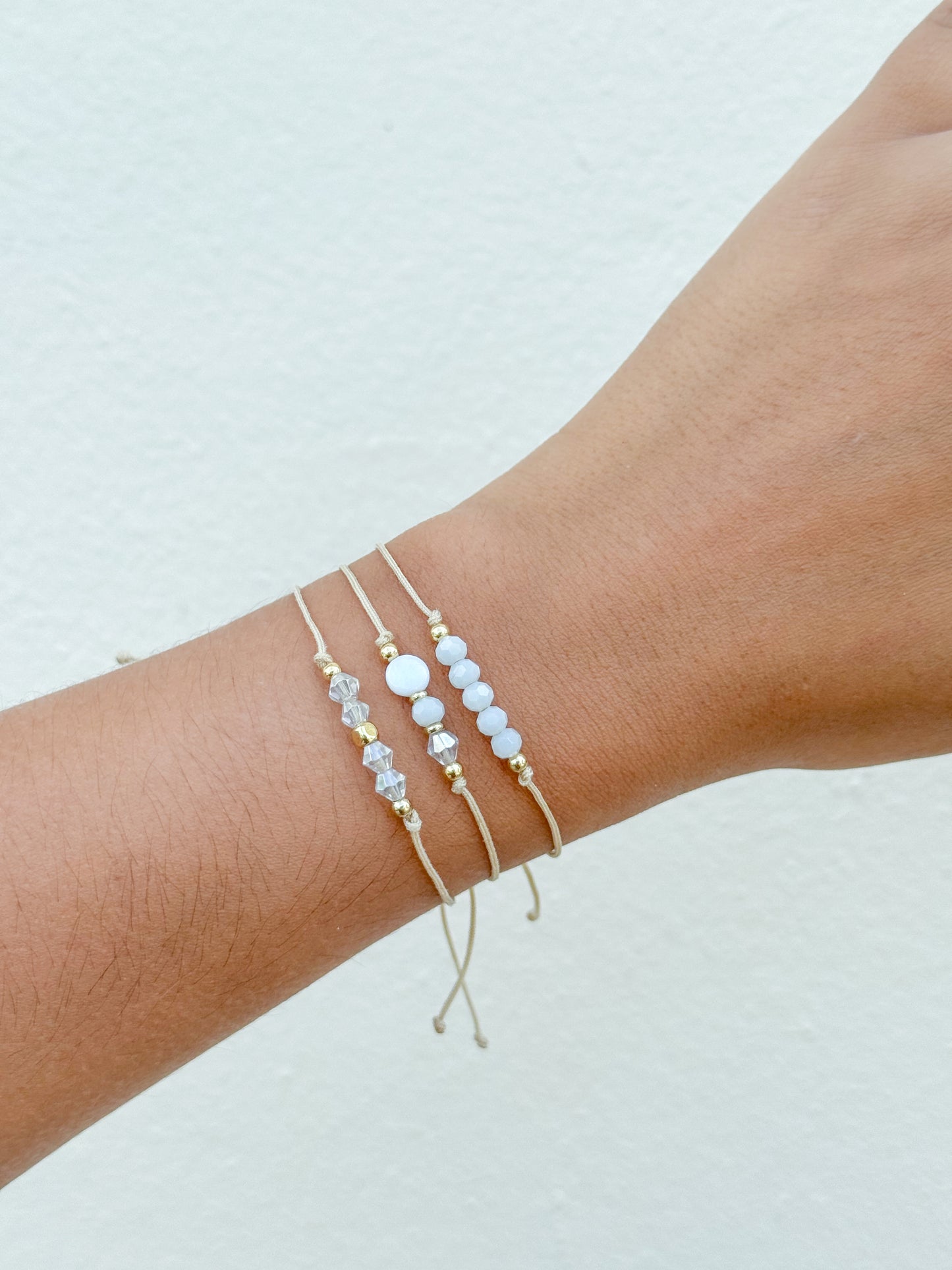 As Snow | Adjustable Bracelet Set