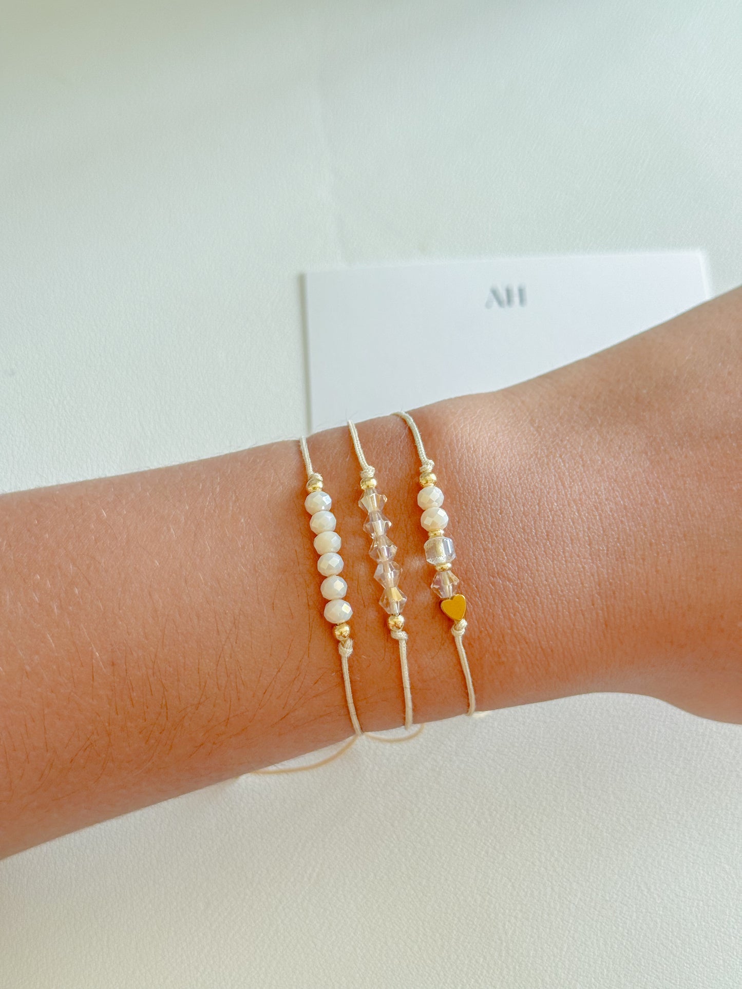 Vanilla | Adjustable Bracelet Set