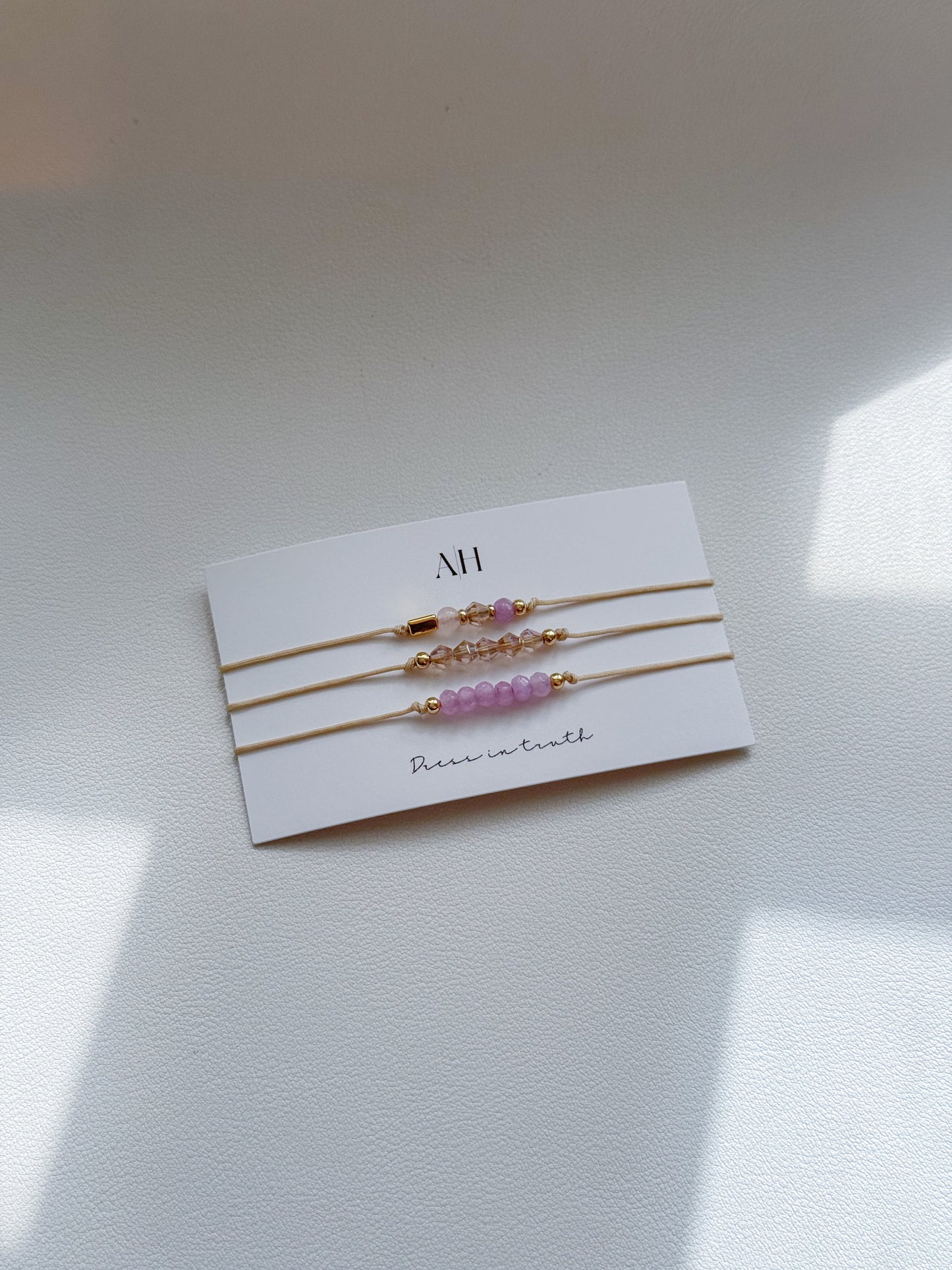 Hyacinth | Adjustable Bracelet Set