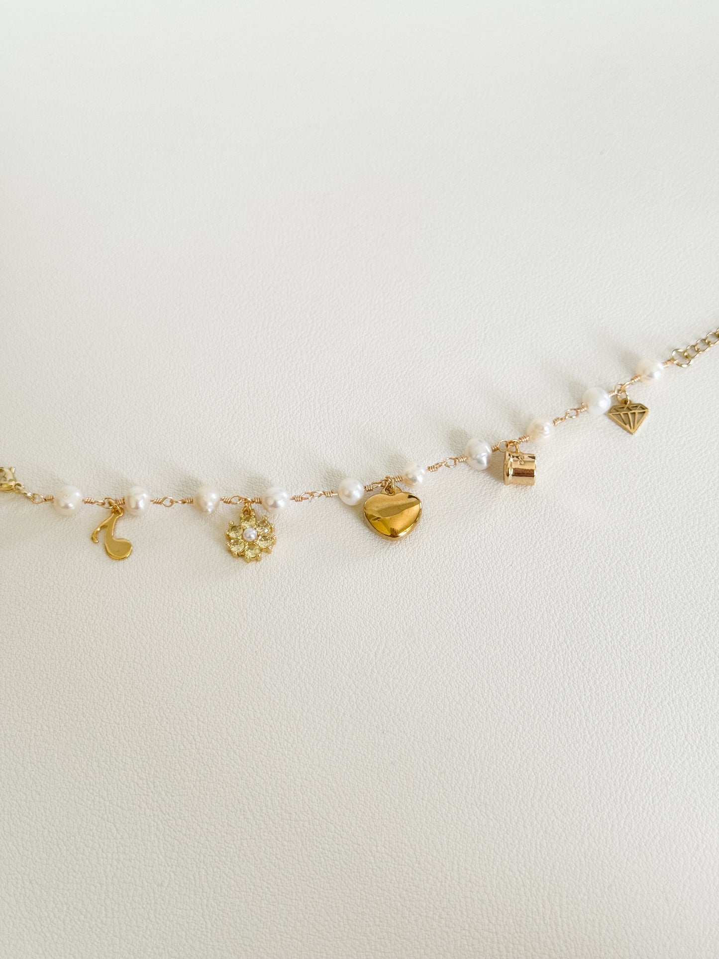 Dreamer Pearl Charm Bracelet