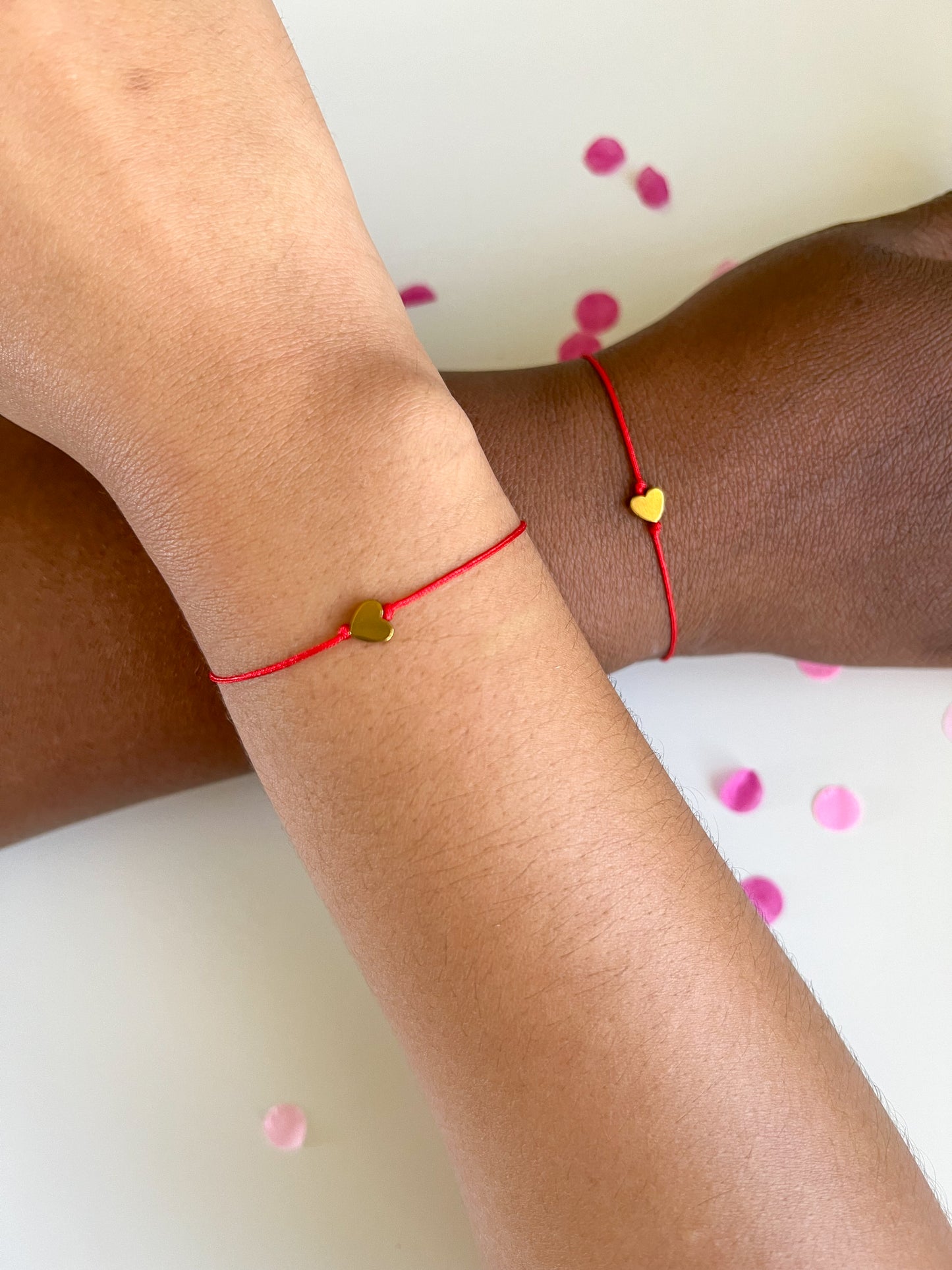 Pulsera ajustable con corazón