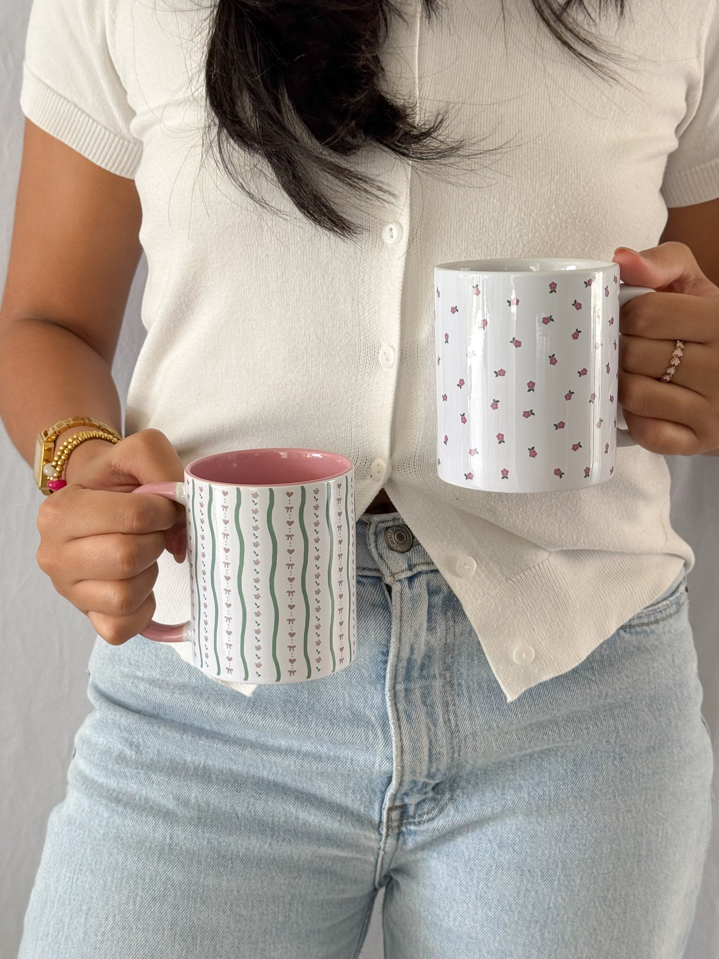 Pink Garden Mug