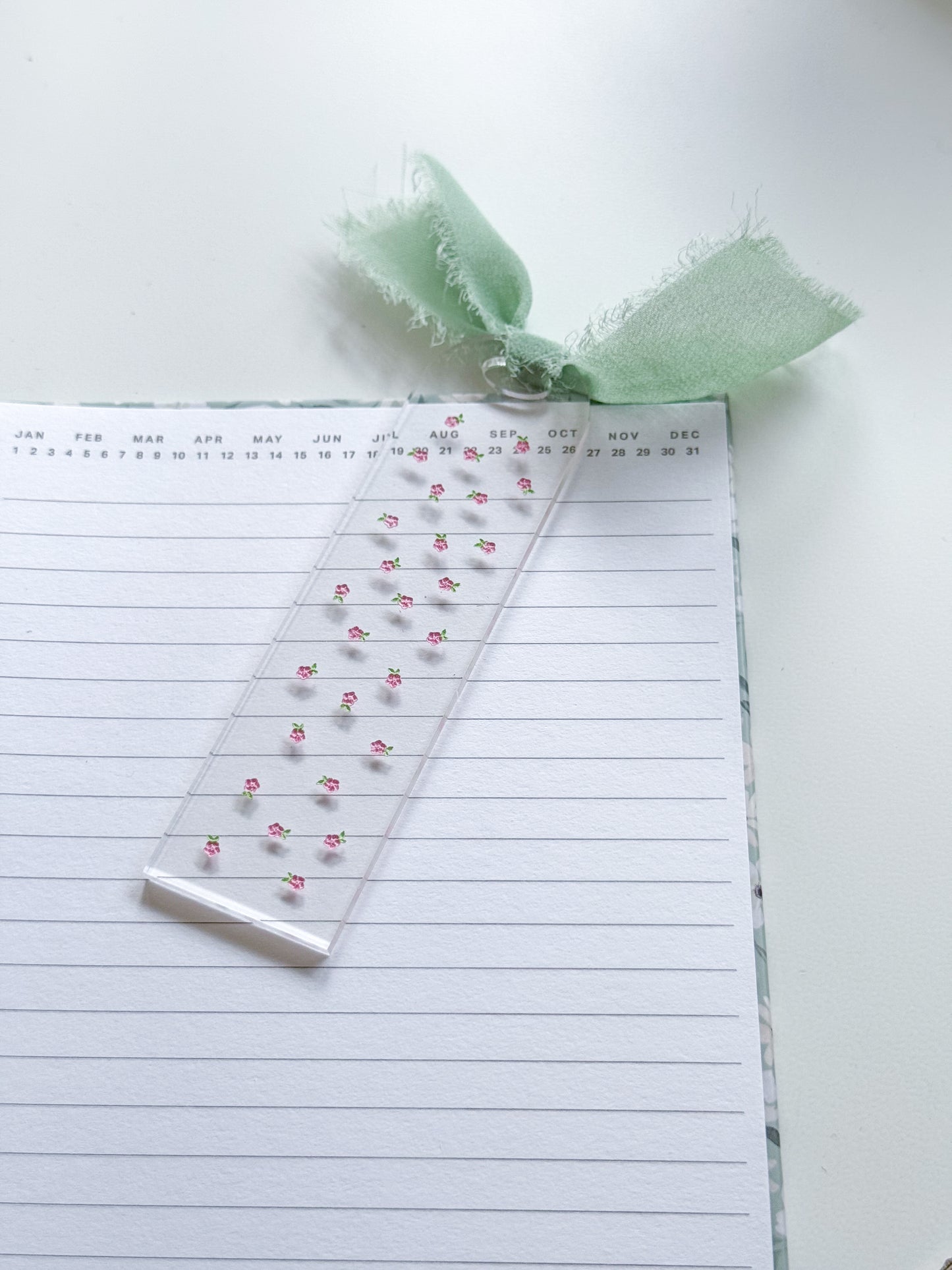Pink Garden Bookmark