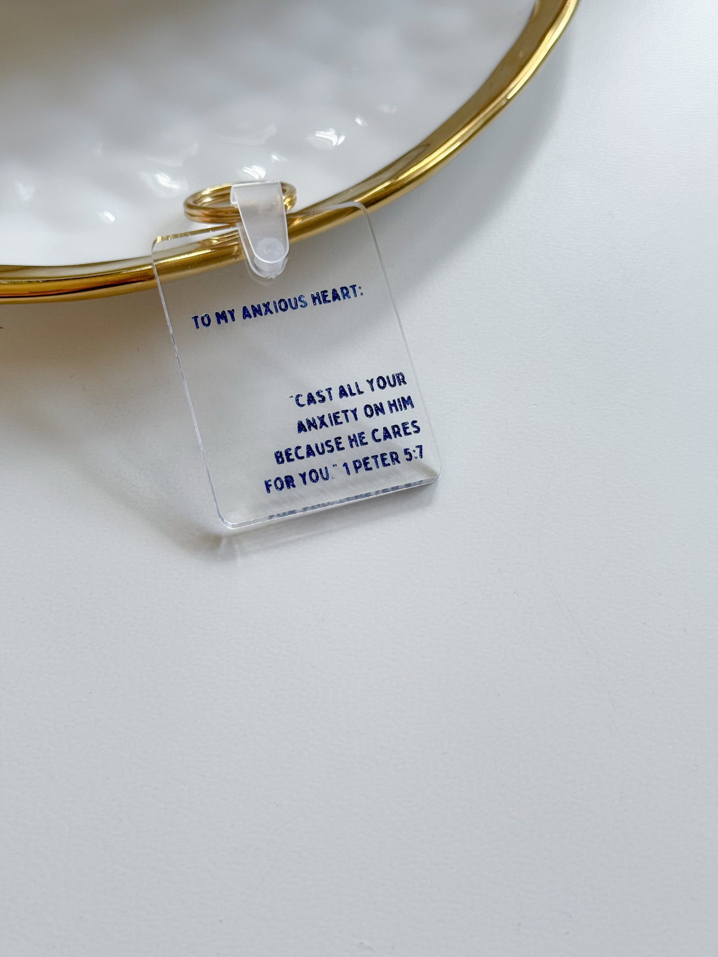 To my Anxious Heart: Keychain