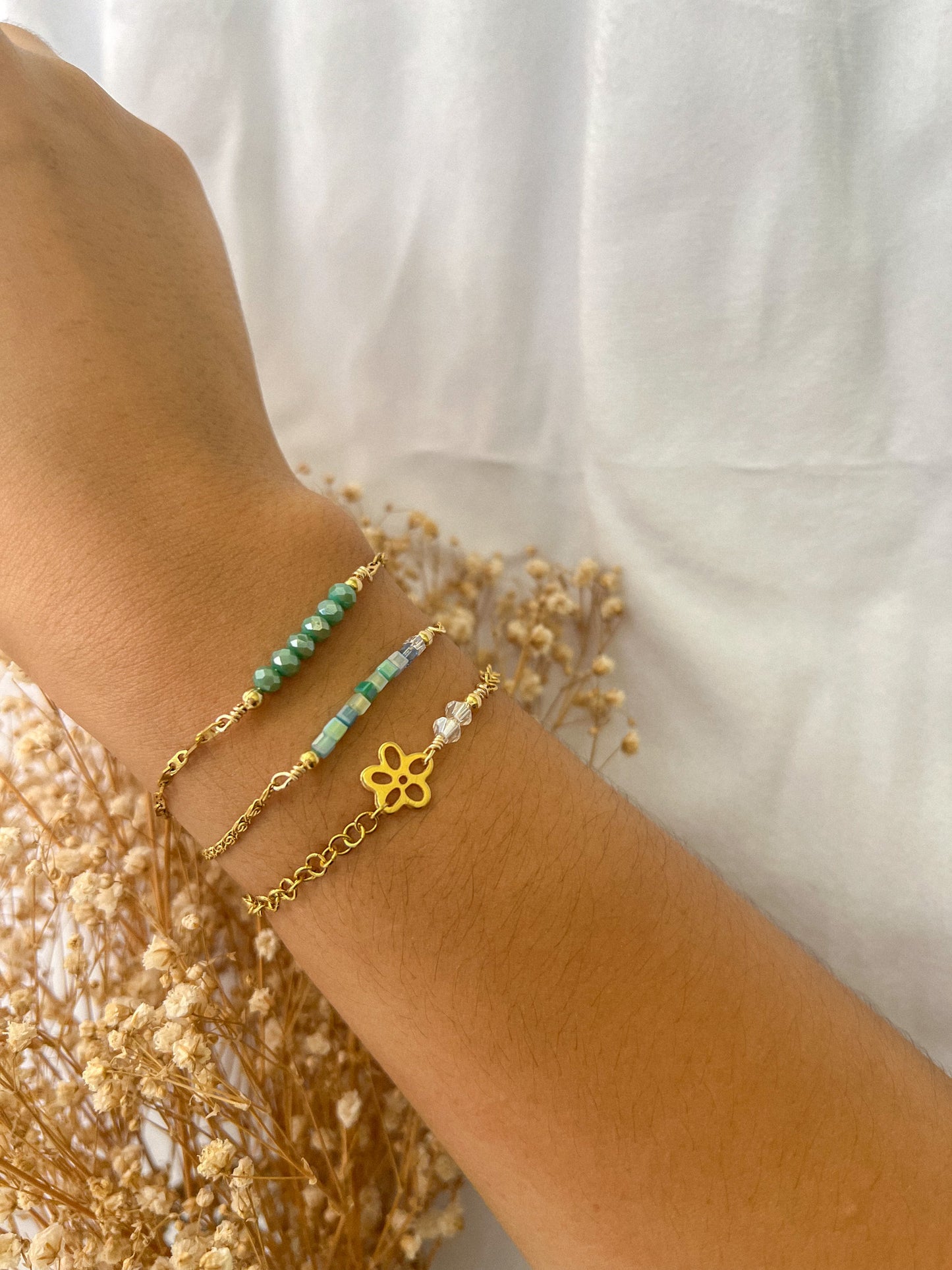Conjunto de pulseras de cadena Eden