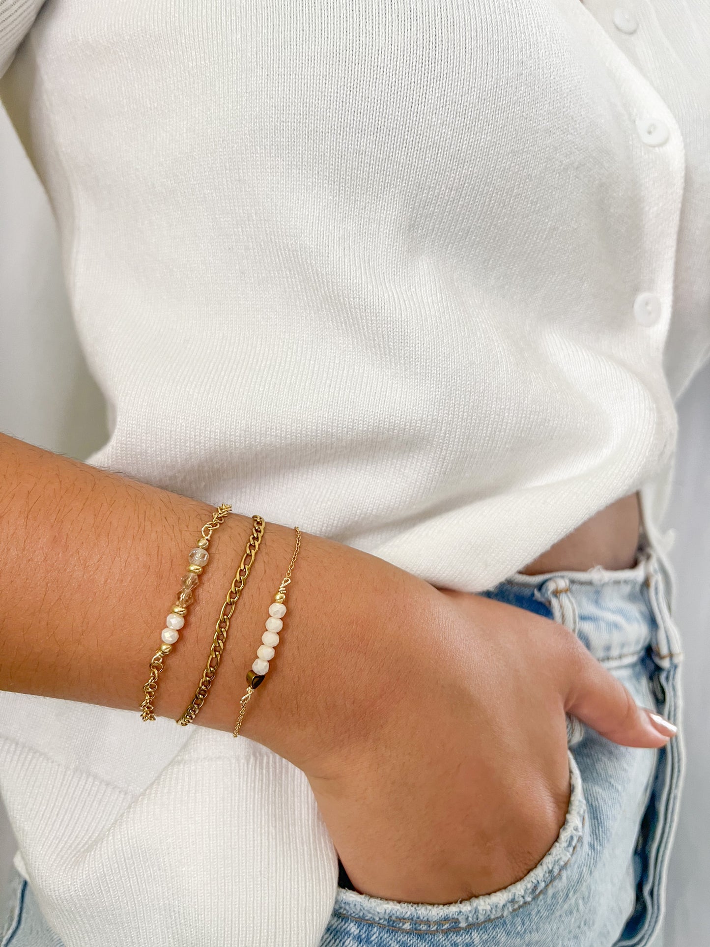 Classy Chain Bracelet Set