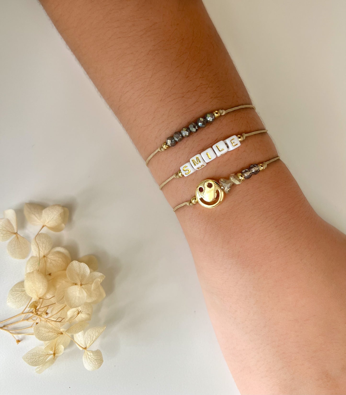 Smile Adjustable Bracelet Set