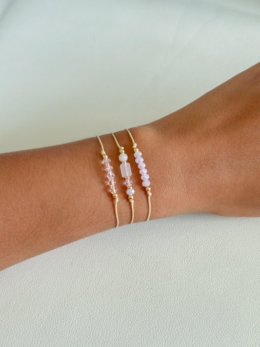 Pretty in Pink | Adjustable Bracelet Set