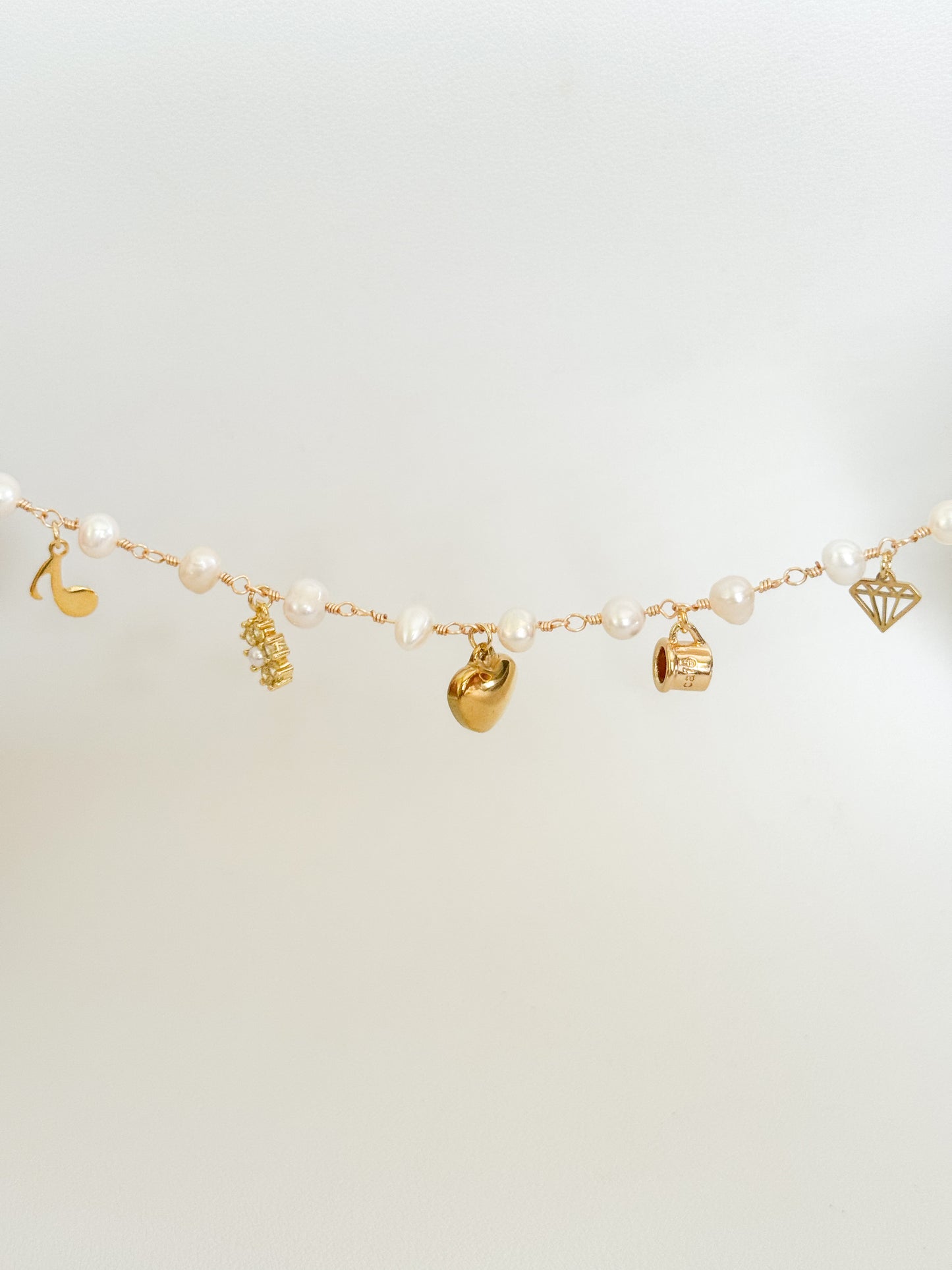 Dreamer Pearl Charm Bracelet