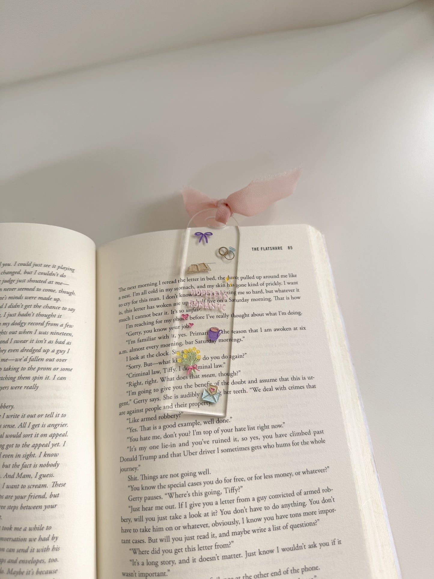 Hopeless Romantic Bookmark