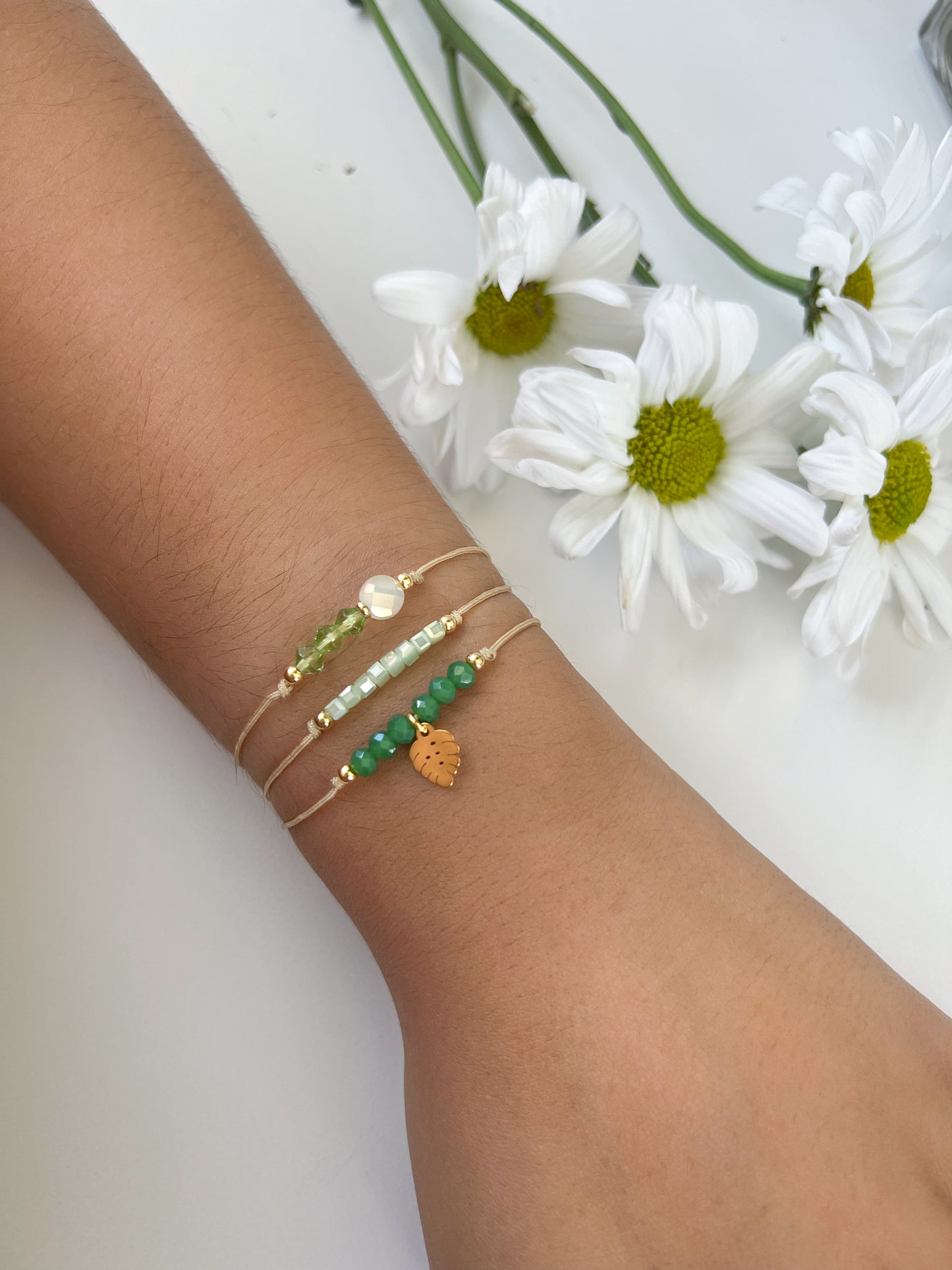 Leaf Adjustable Bracelet Set